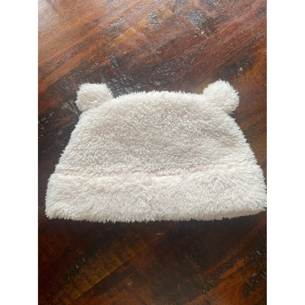 Patagonia Baby Furry Friends Fleece Hat girls size 2t-5t pink beanie bear